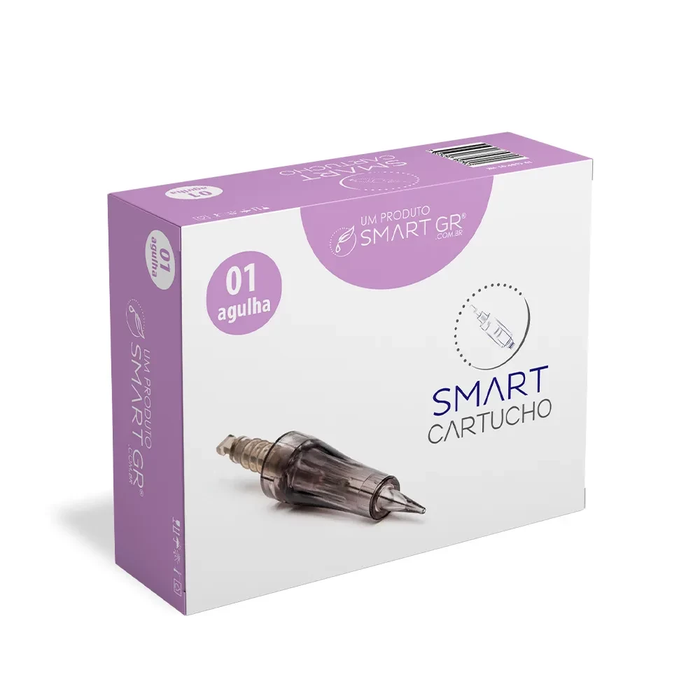 Cartucho Smart Derma Pen Preto  01 agulhas cx 10 