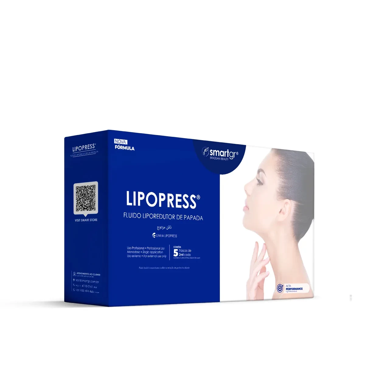 Smart Lipopress Papada 5 x 2ml - Smart GR